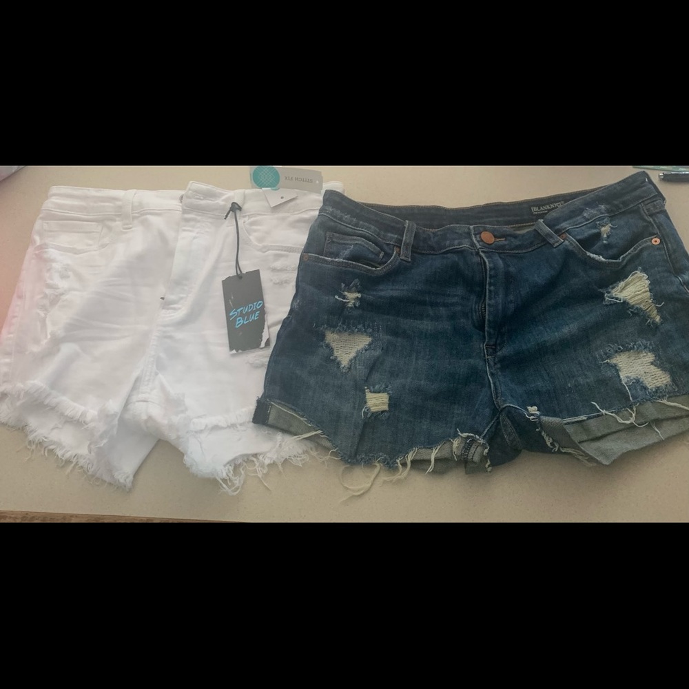2 pairs of shorts. One is NWT the other is NWOT.